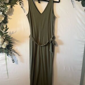RW&CO. Sage Green Maxi Dress